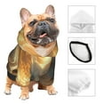 thumbnail image 3 of Balery Golden Winged White Horse Sudadera con Capucha para Perros Pequeños – Ropa para Mascotas, Disfraz para Perros y Gatos, Ideal para Fiestas y Cosplay-Large, 3 of 7