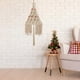 thumbnail image 5 of Adornos navideños, adornos navideños, regalos navideños, tapiz de árbol de Navidad tejido a mano bohemio, tapiz con borlas para sala de estar infantil, dormitorio, tapiz de punto, 5 of 5