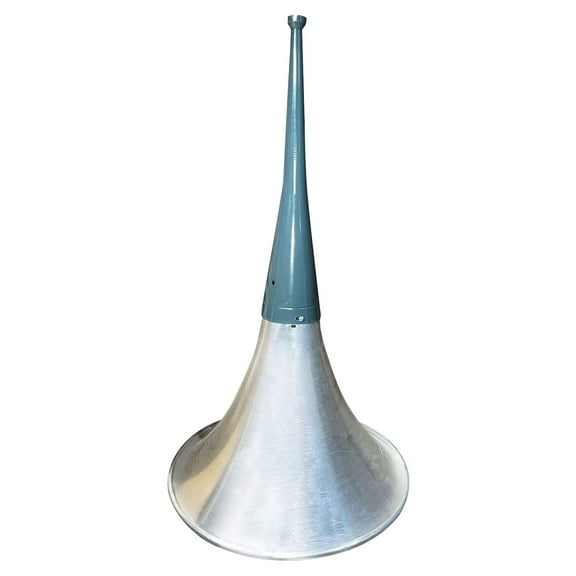 PA Horn Speaker Indoor Outdoor 22 Inch Long Range Trumpet Horn - Loud Sound Megaphone  Mounting Bracket | Aluminum-Iron Body | Universal Screw-On | Weatherproof - TH 22