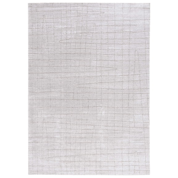 SAFAVIEH Neptune Fabiana Abstract Area Rug, Light Gray/Gray, 8' x 10'
