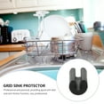 thumbnail image 4 of Aloha 100pcs Sink Grid Plastic Feet Iron Wire Shell Sink Protectors for Kitchen Sink, 4 of 7