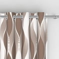 thumbnail image 5 of Aofoto Living Room Brown Blackout Curtains,Thermal Insulated Soundproof Grommet Top Window Treatments Drapes, 52x84inches, Set of 2, 5 of 5