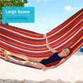 thumbnail image 6 of 80.7"L X 61" Hammocks Portable Camping Hammock with Two Anti Roll Balance Beam and Sturdy Tree Straps for Camping, Patio, Backyard, Outdoor, 6 of 8