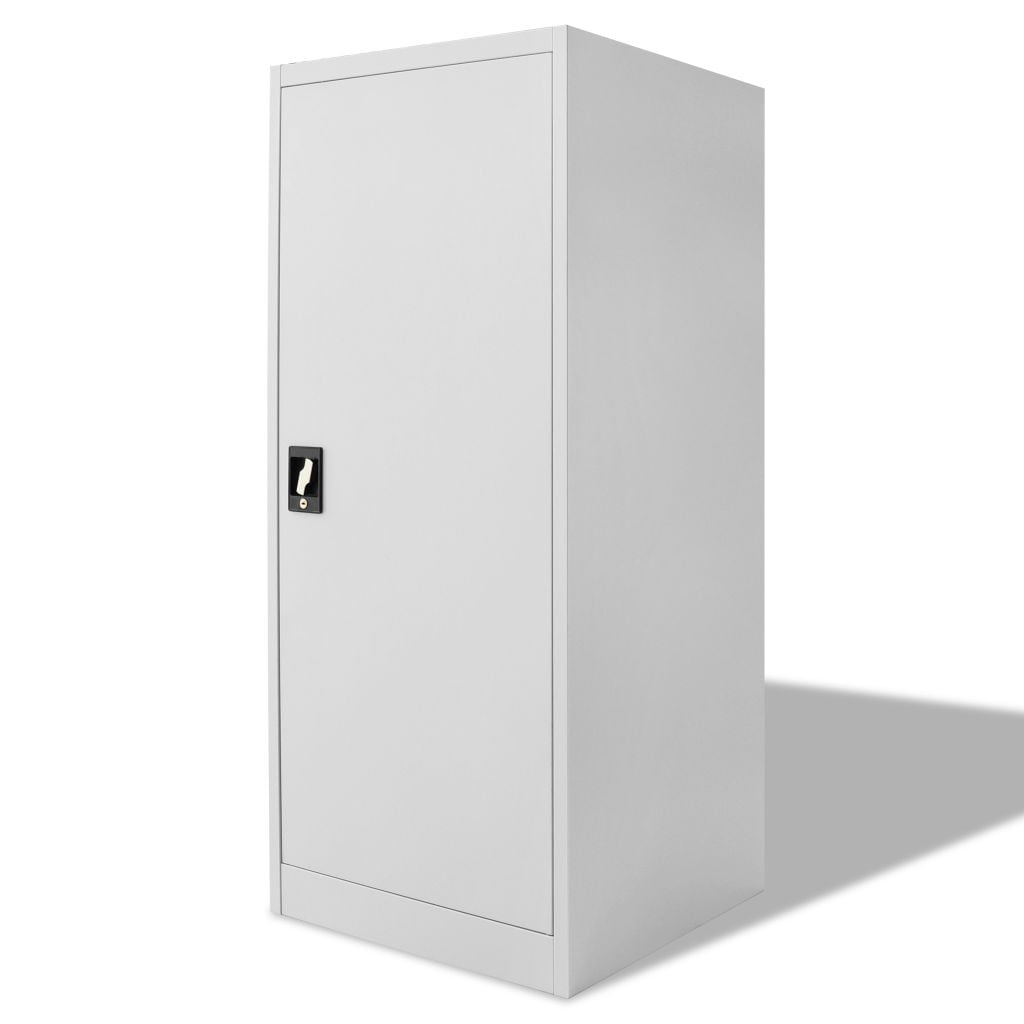 Kepooman Home Office Steel Storage Cabinet with Locker for Garage Pantry, Grey Kepooman Home Office Steel Storage Cabinet with Locker for Garage Pantry, Grey