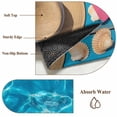 thumbnail image 6 of Swimming Pool Entryway Rug 2'x3'&nbsp; Non Slip Front Door Mats, Blue Summer Beach Sea Ocean Entrance Rugs Indoor Outdoor Carpet, Washable Floor Mats Small Area Rug for Bedroom Kitchen, 6 of 8