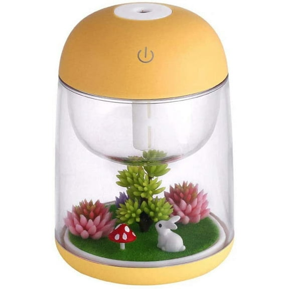 RAPOBRIX Micro Landscape Humidifier with Changing LED - Adjustable Mist