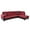 Red, variant on Modular Sectional Couch 3 Pieces Sofa Set with Chaise Flannel PVC L Shaped Cloud Couch for Living Room, Dark Brown