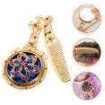 thumbnail image 2 of MasteelfCA 1 Set Portable Makeup Mirror Mini Vanity Mirror with Comb Elegant Mirror, 2 of 9