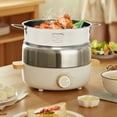 thumbnail image 3 of 16cm Stainless Steel Steamer Basket Stockpot Pot Food Cooker Steam Pot, 3 of 15