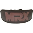 thumbnail image 3 of MRX Weight Lifting Belt Genuine Leather - 4 Inches Wide 8mm Thick Padded Lumbar Back Support Double Prong Powerlifting Belts Heavy Duty Deadlifts Workout Squats & Exercise Belt for Men & Women, 3 of 7