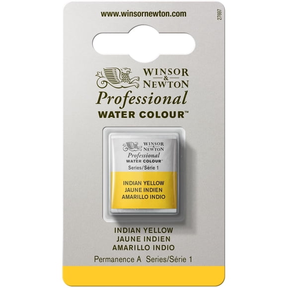 Acuarela Media Pastilla Winsor & Newton Amarillo Indio