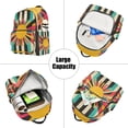 thumbnail image 5 of FORMRS Mini Backpack Purse for Women Travel Daypack Casual Shoulder Bag, Geometric Sun, 5 of 7