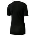 thumbnail image 3 of Womens Scoop Neck T Shirts Basic Ribbed Tees Fitted Tshirt Plain Short Sleeve Tops Casual, 3 of 5