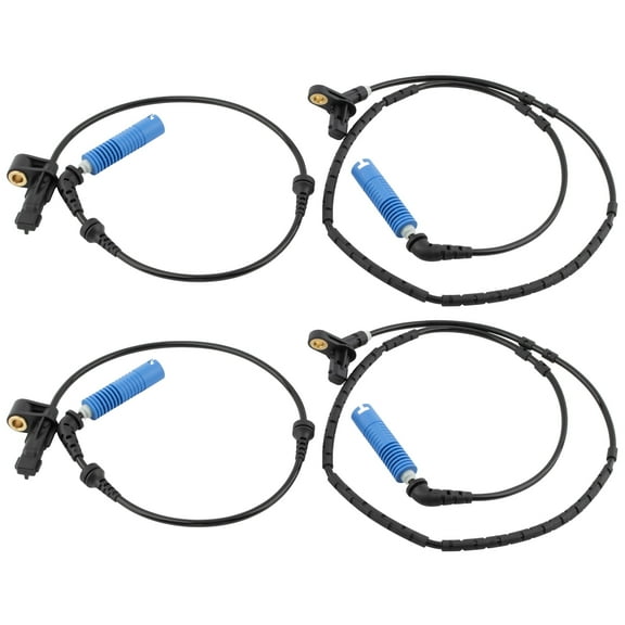 BOXI (set of 4) Front & Rear Right & Left Side ABS Wheel Speed Sensor Fit for BMW E46 320i 323ci 323i 325ci 328ci 328i 330ci 325i 330i 330xi M3 Z4 Z8 | 34526752681 34526752682 34526752683