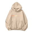 thumbnail image 5 of Women's Sweatshirt Casual Long Sleeve Graphic Hooded Pullover Polyester Comfortable Loose Fit, 5 of 5