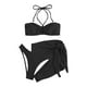 thumbnail image 2 of Gibobby Trajes de Baño para Mujer Traje de baño sólido de moda para mujer con traje de baño de bikini sexy dividido de piezas(Negro,CH), 2 of 4