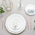 thumbnail image 5 of Balsa Circle 24 Metallic Rose Gold 8" Plastic Knives Disposable Cutlery Wedding Tableware Birthday Catering, 5 of 8