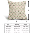 thumbnail image 5 of Spring Floral Easter Block Print Pillow Covers 18x18 Inch Set of 2, Pink Yellow Blue Purple Flower Holiday Decorative Throw Pillowcases Outdoor Farmhouse Cushion Covers Sofa Couch Bed Decor, 5 of 6