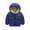 Dark Blue, variant on Esaierr Kids Toddler Girls Boys' Winter Jackets Fleece Jackets Bear Ear Hooded Toddler Warm Lined Coat Outer Short Cotton Outerwear Clothing for 1-7Y