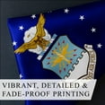 thumbnail image 2 of Promo Patriot's Air Force Flag 3x5 Ft - Durable Printed Polyester Indoor/Outdoor US Air Force Flag with Double Stitched Edges and Iron Plated Grommets - Show Your Support for Our Troops, 2 of 6