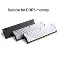 thumbnail image 3 of DDR5 Heatsink RAM Cooler DDR5 Memory Heatsink Heat Sink Aluminum Alloy Cooler for Module with Heat Dissipation Sticker, 3 of 7