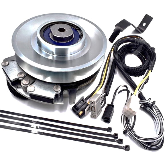 HD Switch PTO Deck Blade Clutch, Bracket & Wire Harness for John Deere L120 L130 LA130 LA140 LA145 LA150 LA155 LA165 LA175 X140 145 155c 190c Tractors Replaces Scotts L2048 L2548 GY20878 GY21127