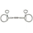 thumbnail image 2 of 5" Toklat Myler Medium Baucher Cheek Stainless Steel Comfort Snaffle Mouth Bit, 2 of 2