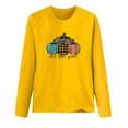 thumbnail image 3 of Staron Chemises à Manches Longues pour Femmes Mode d'Automne It's Fall Yall Tuniques Hauts Col Rond T-Shirt Graphique Citrouille Chic Décontracté Mignon Travail T-Shirts Hauts Cadeaux à Moins de 10 Dollars pour Femmes, 3 of 3