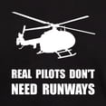 thumbnail image 3 of CafePress - Helicopter Pilot Runways T Shirt - Men's Classic Graphic Cotton T-Shirt, 3 of 4