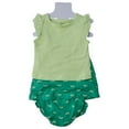 thumbnail image 2 of Carter's Infant/Toddler Girl's 2 Piece Dress and Romper Outfit Set (Green Fireflies, 9M), 2 of 2