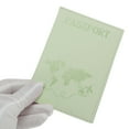 thumbnail image 3 of Unique Bargains 1 Pc Passport Holder Print Portable Passport Sleeve Light Green, 3 of 5