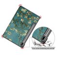 thumbnail image 6 of Dteck Case for Samsung Galaxy Tab S8 (2022) / Tab S7 (2020) 11 Inch SM-X700/X706/T870/T875 with S Pen Holder, Slim Thin Multi-Angle Viewing Smart Stand Cover Auto Wake/Sleep, Apricot Blossom, 6 of 9