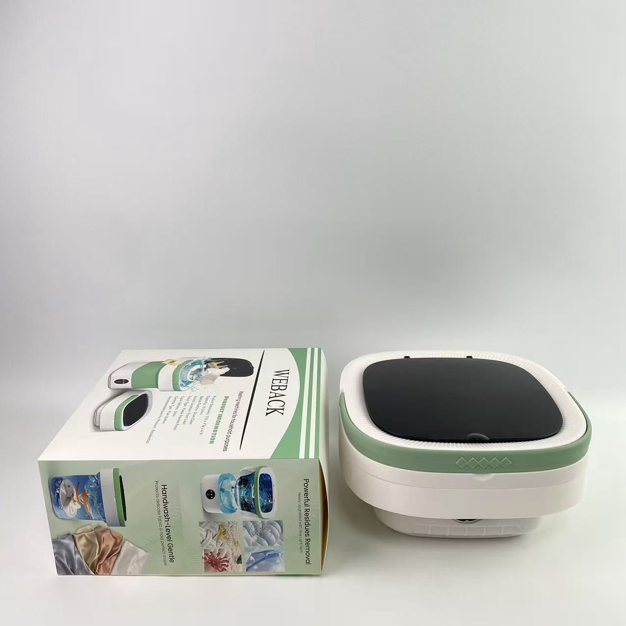 WEBACK Washing machines for household purposes,Portable Washing Machine, 16L Upgraded with Spin Basket Laundry Machine - Green