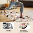 thumbnail image 4 of Chihuahua and Flower Florals Hot Yoga Mat Towel Non Slip for Hot Yoga - Quick-Drying Yoga Mat Cover with 4 Corner Pockets with Travel Bag - Hot Yoga Towel Non Slip Grip Moisture Wicking Sweat 70"x26", 4 of 6