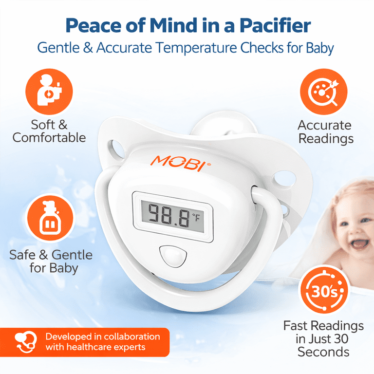 MOBI Digital Pacifier Thermometer for Infants photo 5