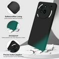 thumbnail image 2 of WWS-Silicone Case Compatible with Nothing Phone 3a Pro, Full Body Silky Soft Touch Phone Case with Camera Protection, Shockproof Cover with Microfiber Lining, Black, 2 of 4
