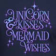 thumbnail image 3 of CafePress - Unicorn Kisses And Mermaid Wishes Men's Classic T Shirt - Men's Fitted T-Shirt, 3 of 4