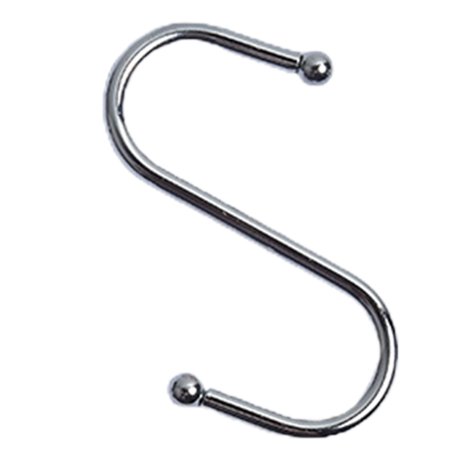 

S Shaped Metal Hooks Multifunctional Hanger Hanging Storage Accessory for Lights Clothes Shower Curtain New