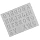 thumbnail image 3 of Naiovety Moldes de fondant A-Z Letras en inglés Molde en relieve Herramientas de decoración de pasteles Fundición de dulces Die Celebration Capital / Cocina y Comedor Capital/Gris Claro Naiovety HA062186-02B, 3 of 6