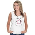 thumbnail image 5 of Star Shine Pretty Beautiful Cute Tank Top Tee Shirt Women Brisco Brands M, 5 of 6