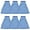 Blue, variant on MATTHEW CLEANING Heavy Duty Mop Head Commercial Replacement for General and Floor Cleaning , Wet Industrial Blue Cotton Looped End String Head Refill (Pack of 6) White