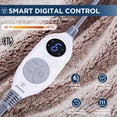 thumbnail image 2 of Kata Westinghouse Electric Blankets Heated Throw with Soft Cozy Sherpa RUST Sherpa Solid Color, 2 of 7