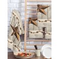 thumbnail image 2 of Western Texas Star Retro Kitchen Dish Towels for Drying Dishes Set of 2, Country Farmhouse Gray Wood Grain Waffle Weave Microfiber Hand Tea Bathroom Towels Quick Dry & Absorbent Towel 15.7x23.6, 2 of 7