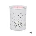 thumbnail image 4 of Ceramic Snowflake Aromatherapy Lamp Electric Aroma Lamp Wax Melter Essential Aroma Night Light, 4 of 8