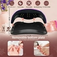 thumbnail image 2 of UV LED Nail Lamp, 256W LED Nail Dryer for Gel Polish with Automatic Sensor/4 Timer Setting, for Fingernail and Toenail Nail, 2 of 8