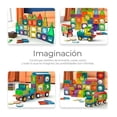 thumbnail image 2 of Bloques Magnéticos Construcción Juguetes Ninos Imanes 149 Pz, 2 of 4