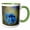 Green/White, variant on 3drose, Alaska, Arctic Nwr, Alpine Forget-me-not Flowers - Us02 Bja0002 - Jaynes Gallery, 15oz Two-tone Yellow Mug