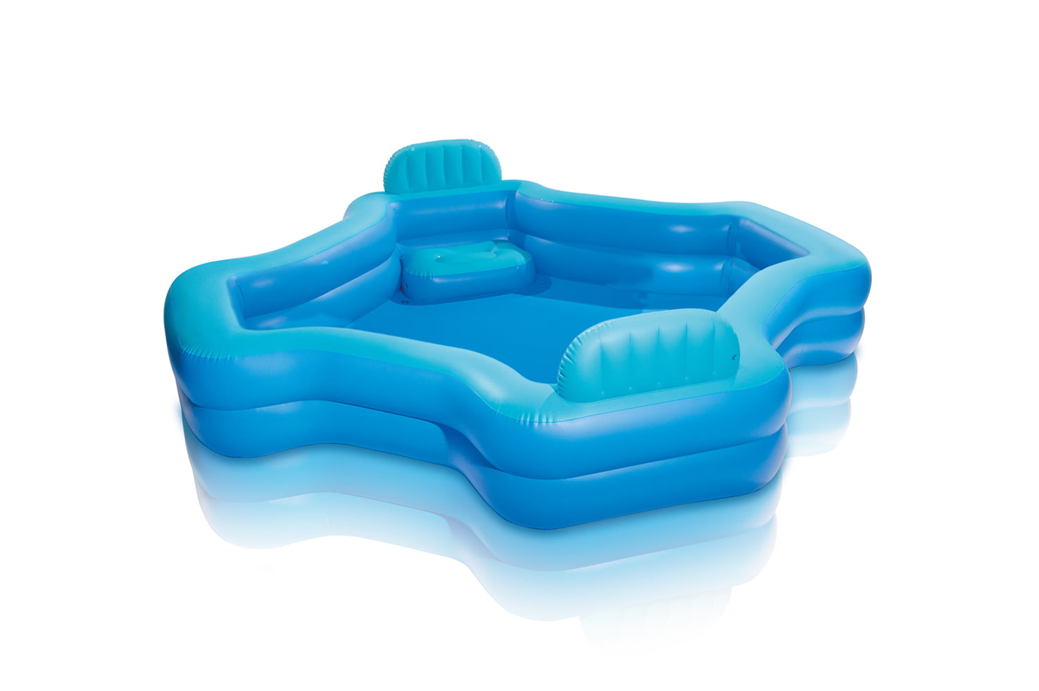 argument onenigheid Accor Intex Inflatable 2-Seat Swim Center Family Lounge Pool - Walmart.com