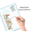 thumbnail image 4 of BLUE Emoticons Baby Shower Game — Pack of 25 — Pictionary Children's Books Baby Shower Games, Blue Polka Dot, BLUE BABY ELEPHANT emoticons Games, BOY Baby Shower Games/Shower Activity G501-EMJ, 4 of 4