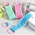 thumbnail image 3 of 5pcs（79*8.3cm） Double Sided Shower Exfoliating Back Scrub Scrubbing Strap Body Bath Sponge, 3 of 5